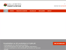 Tablet Screenshot of kalleberg.no
